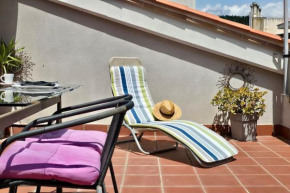 Penthouse 100m from Sea with Terrace, Near BCN